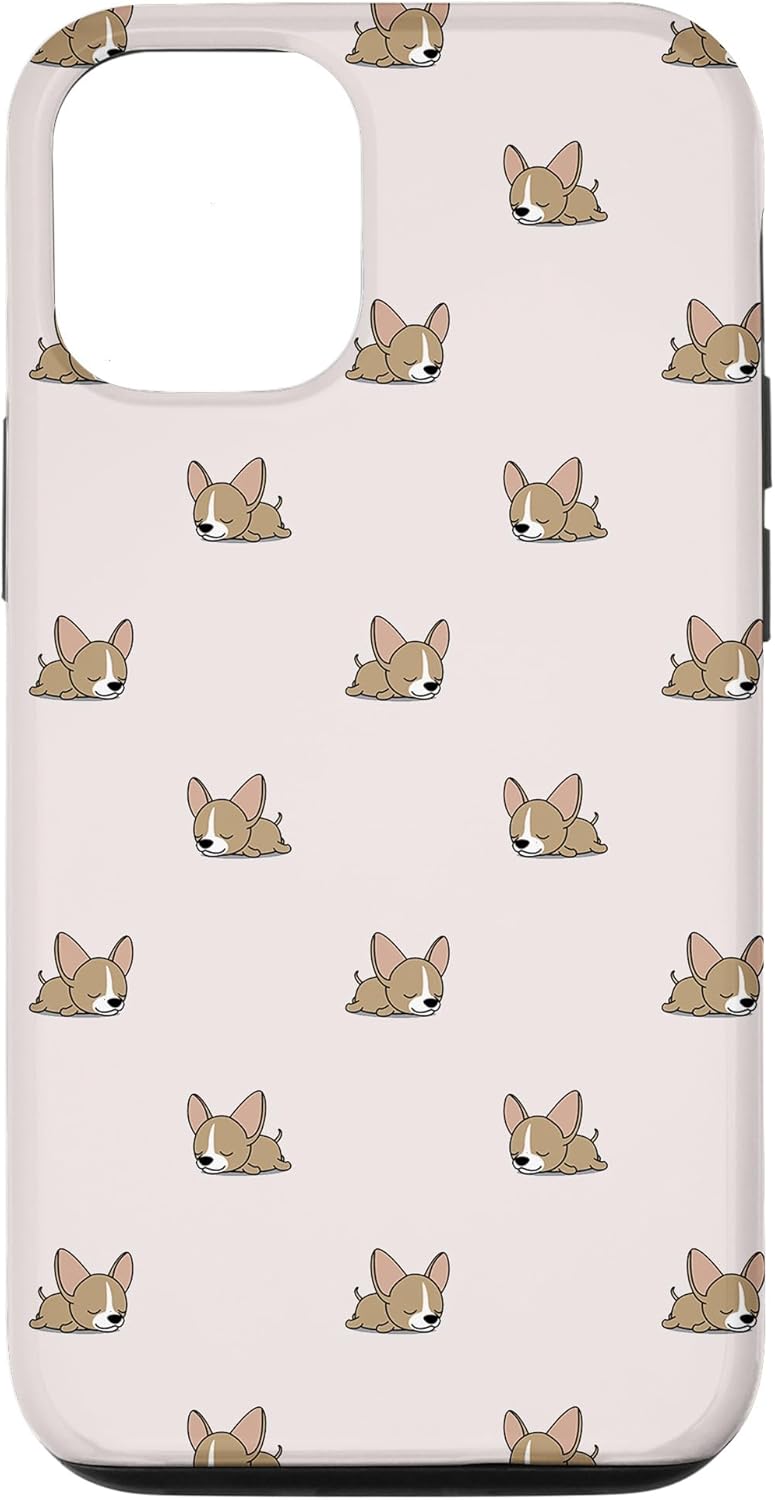 Funda linda para cachorros Chihuahua para iPhone 14