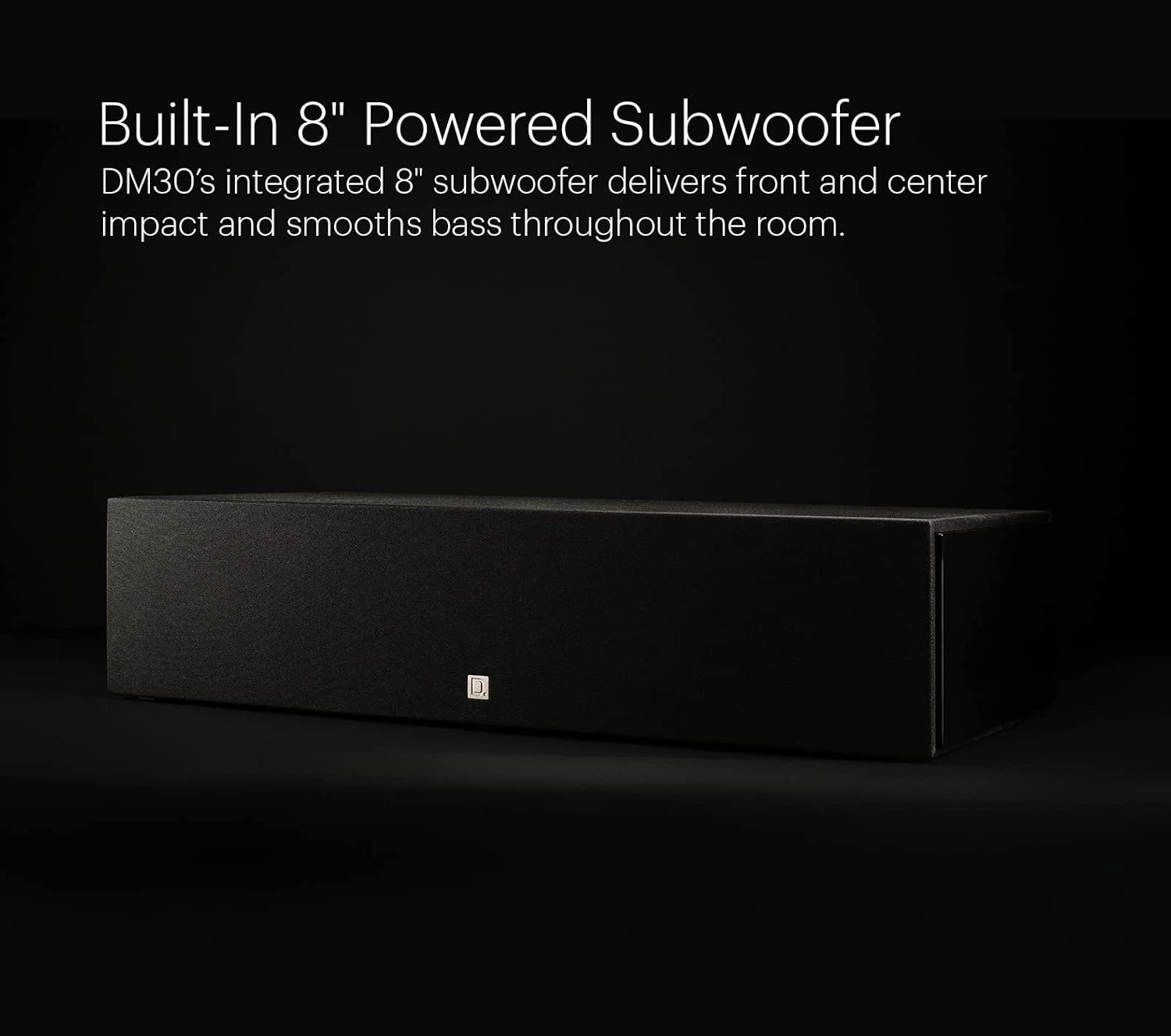 Definitive Technology Dymension DM30 – Altavoz de canal central insignia, matriz de 5 controladores – (4) woofers de rango medio de 4 pulgadas y (1)