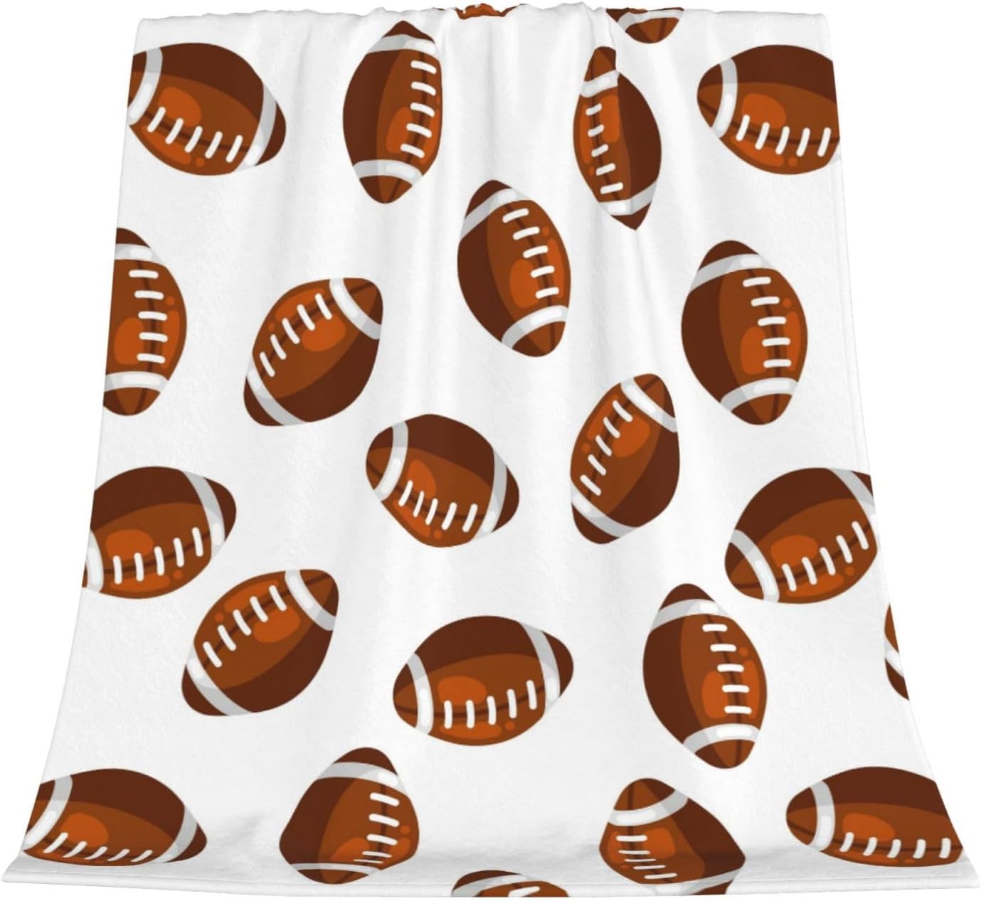 Manta de fútbol para mujer, suave manta de forro polar de verano, lavable, manta ligera de viaje para sofá, cama, sillón durante todas las
