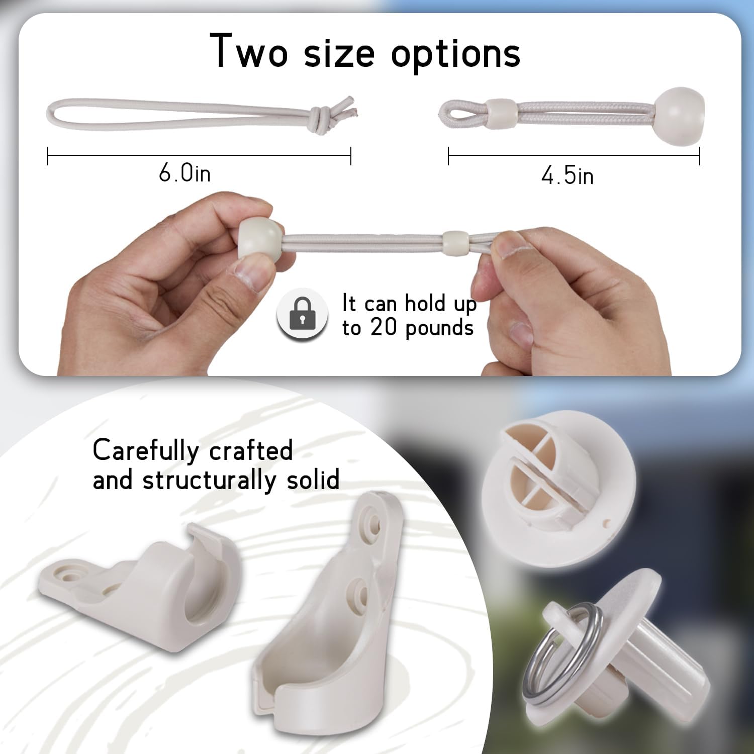 Persiana enrollable para exteriores de 8 pulgadas de ancho x 8 pies de altura, parasol inalámbrico para patio al aire libre, tipo persiana