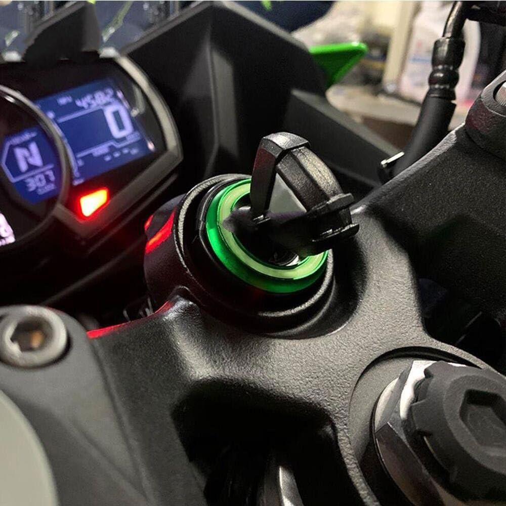 Anillo de cubierta del interruptor de encendido de motocicleta para Kawasaki Versys650 Versys1000 Versys-x 300  ABS 2017 2018 2019 2020 (color