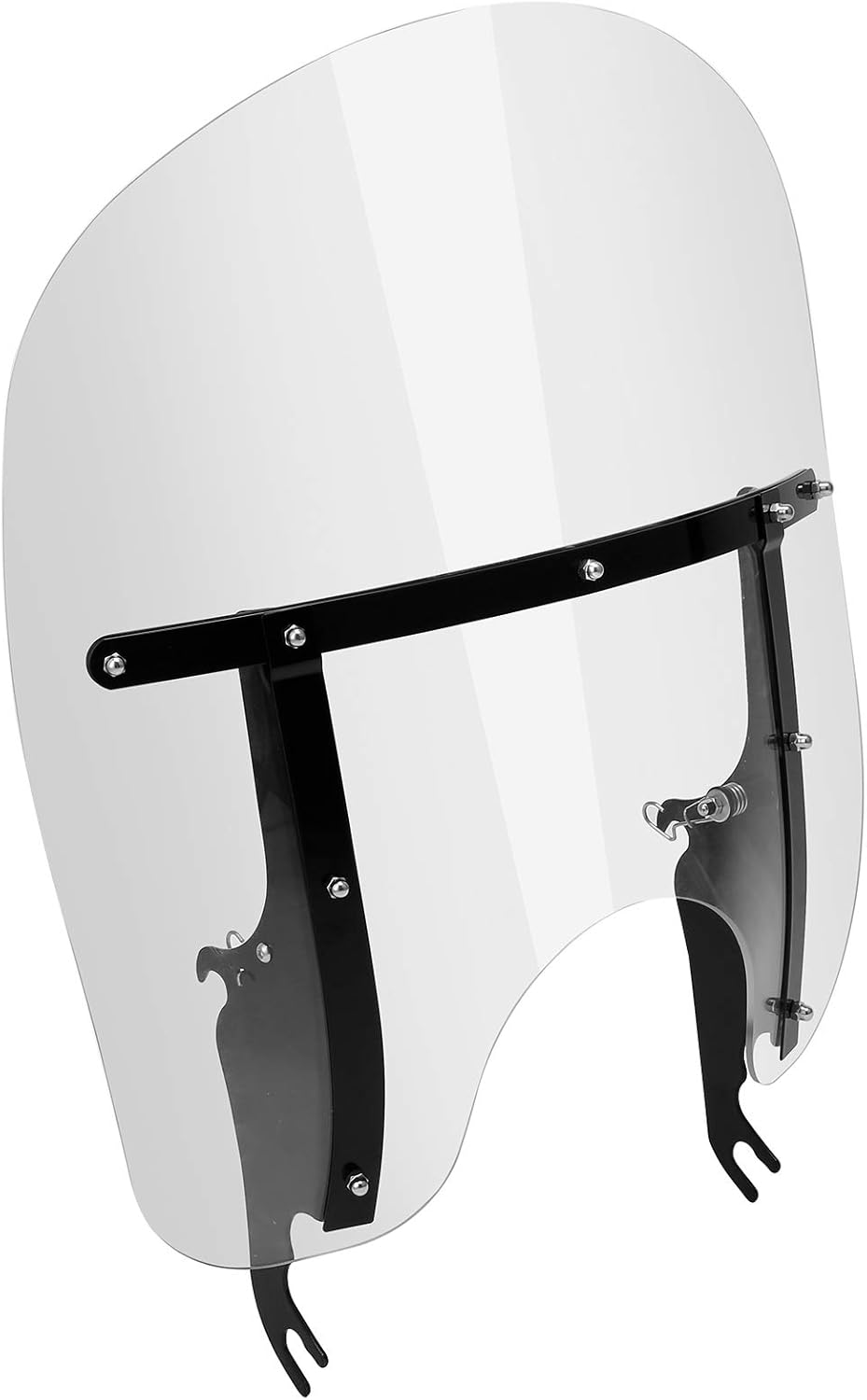 TCT-MOTORPARTS Parabrisas bajo apto para Harley Heritage Softail Fatboy Slim 2000-2017 FLS, FLSS, FLST, FLSTC, FLSTF, FLSTFB