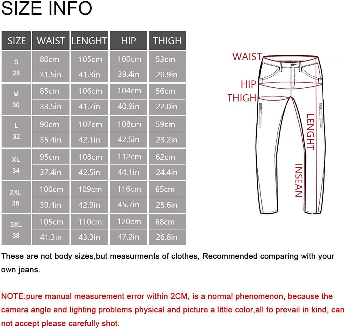 Pantalones de motociclista para hombre, pantalones de mezclilla, protectores con rodilleras y almohadillas de cadera VES6 (negro, XL  34)