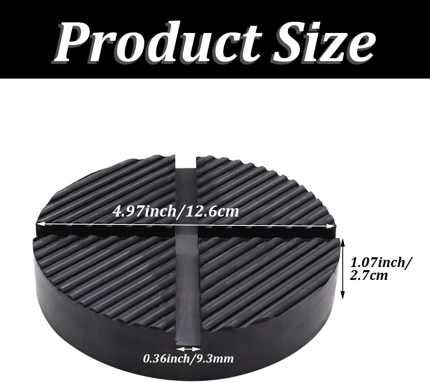 Almohadilla universal de goma para gato de piso, almohadilla protectora de riel de marco lateral de soldadura por pellizco, adaptador de almohadilla