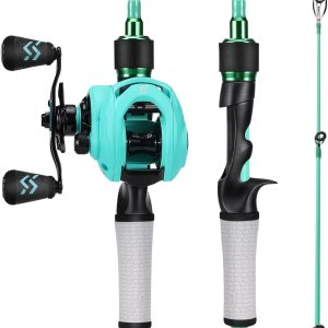 One Bass Spirit Flame – Carrete de caña de pescar Spinning & Baitcasting con grafito 2 piezas en blanco, guías de acero inoxidable One Bass Spirit Flame – Carrete de caña de pescar Spinning & Baitcasting con grafito 2 piezas en blanco, guías de acero inoxidable