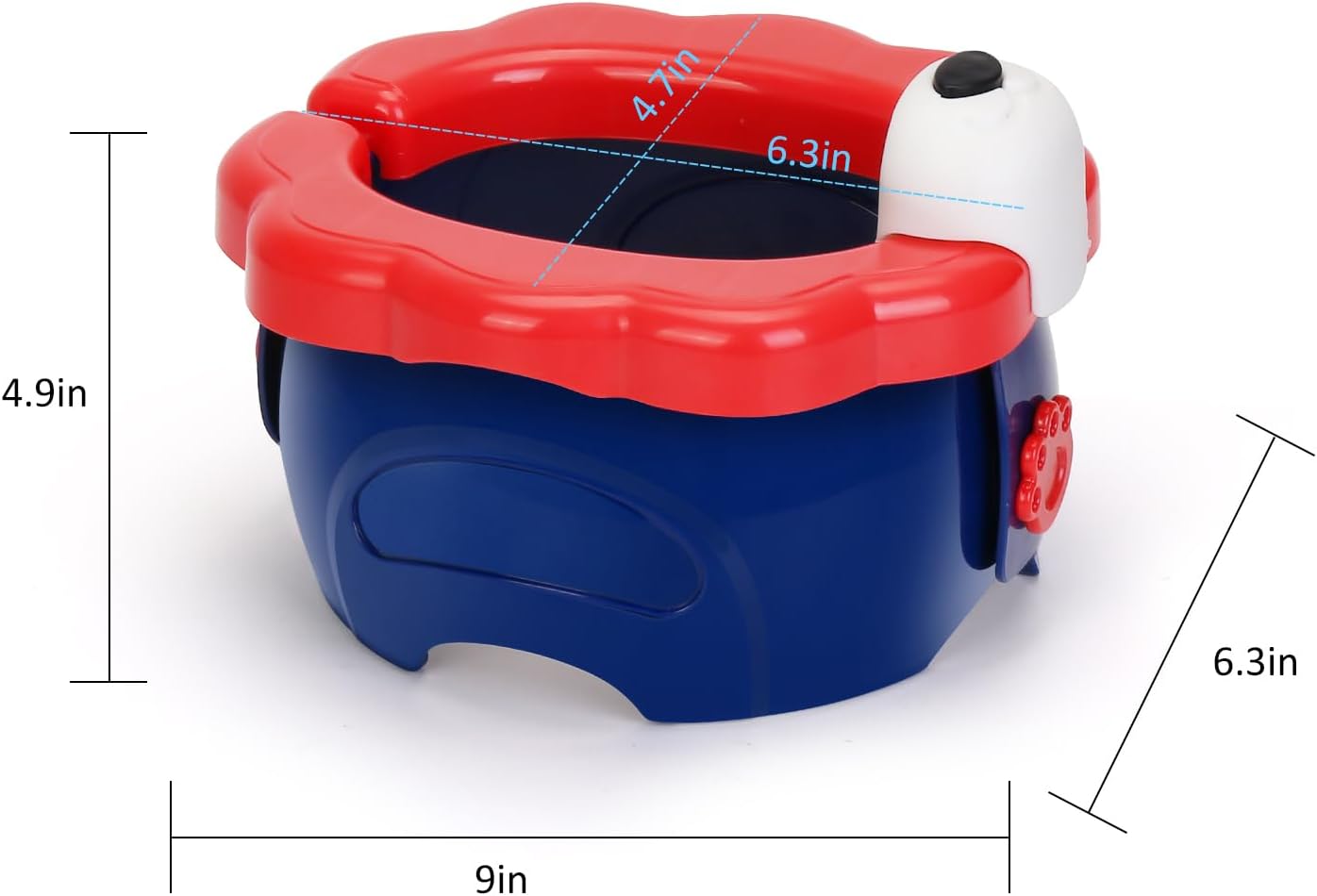 Orinal de viaje plegable para niños, orinal portátil para niños, asiento de inodoro plegable para niños y niñas para acampar en interiores y