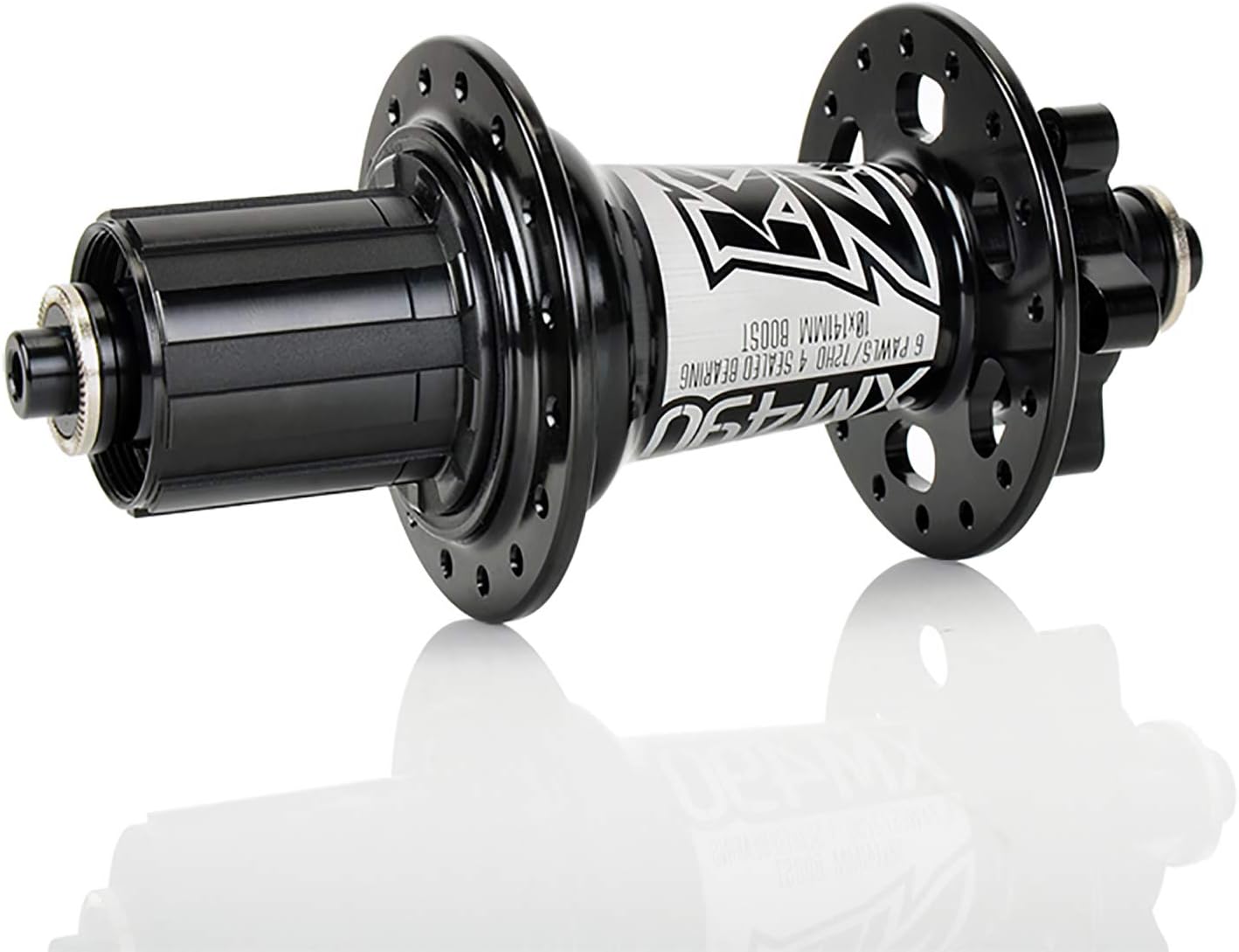MTB Boost – Buje trasero de impulso, 32 agujeros, freno de disco 4 rodamientos HG 72HD 0.394×5.551 in 0.197×5.551 in, compatible con KOOZER XM490,