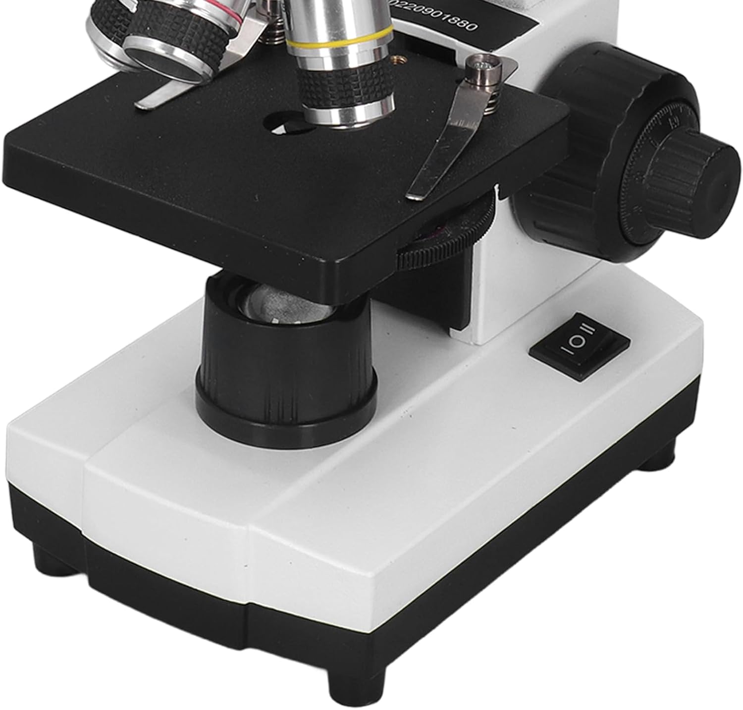 Microscopios 40X-640X para estudiantes niños adultos, microscopio monocular de alto aumento con cuerpo metálico, microscopios monoculares de