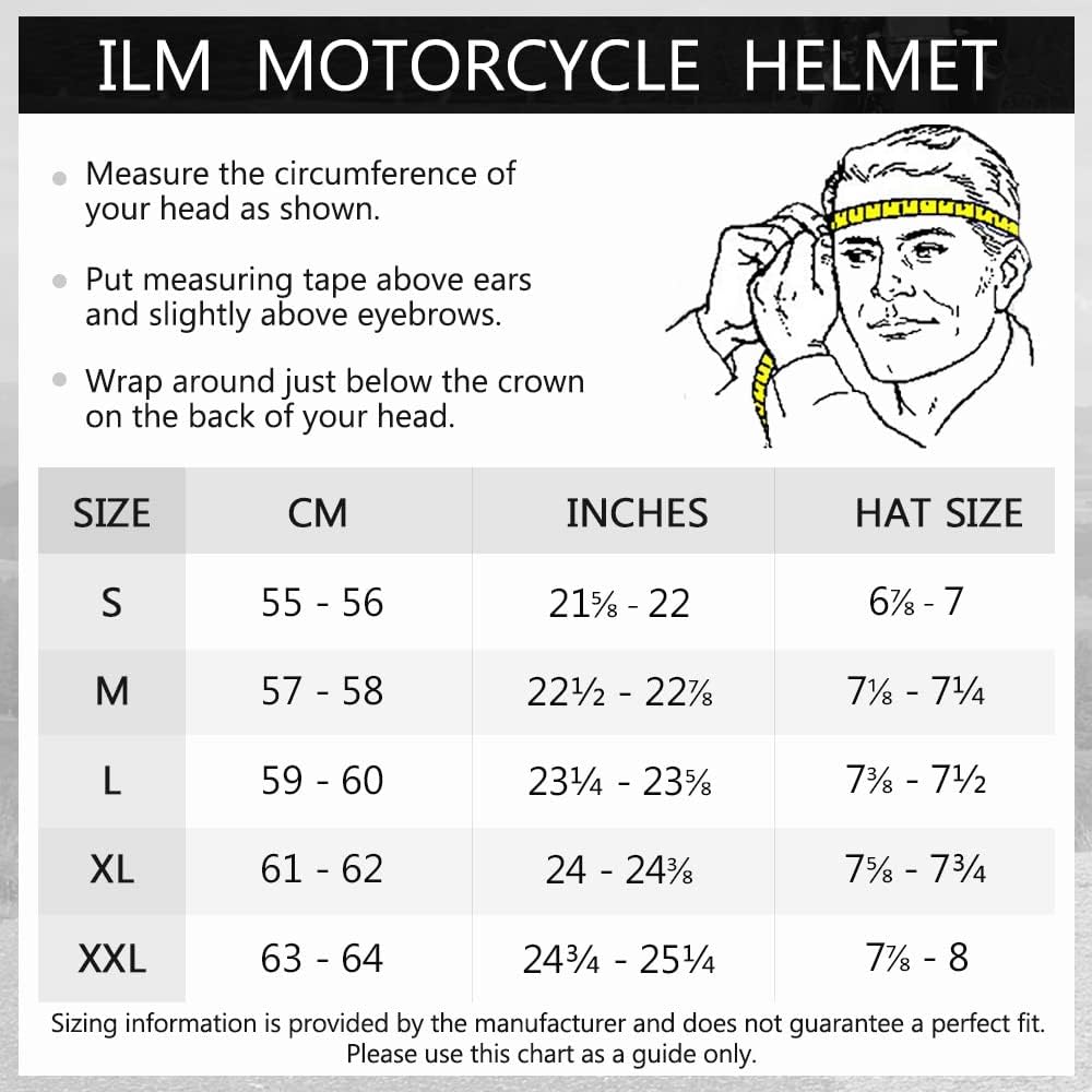 ILM Medio casco de motocicleta con protector solar correa de liberación rápida media cara para Cruiser Scooter aprobado por DOT 883V