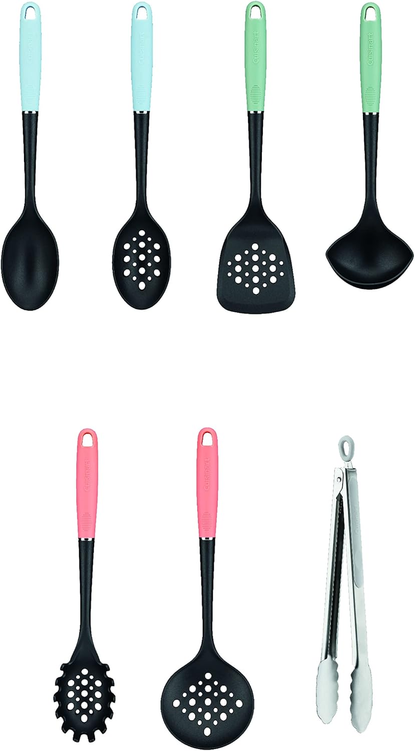 Cuisinart Utensilios de cocina, juego de 7 piezas, negro