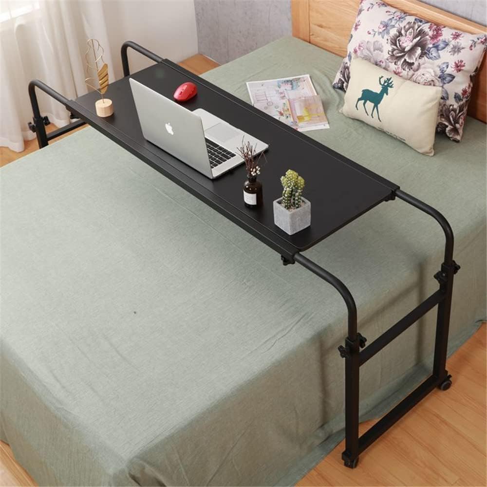 WANLIAN Mesa sobre la cama con ruedas, escritorio sobre la cama, mesa de cama King Queen sobre la cama, mesa de cama para laptop sobre la cama, mesa