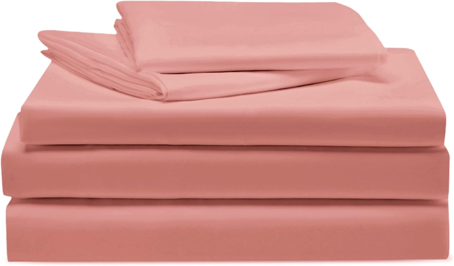Sleep Zone – Juego de sábanas suaves y frescas de 4 piezas sábana bajera, encimera y fundas de almohada, no se arrugan ni se decoloran, bolsillo