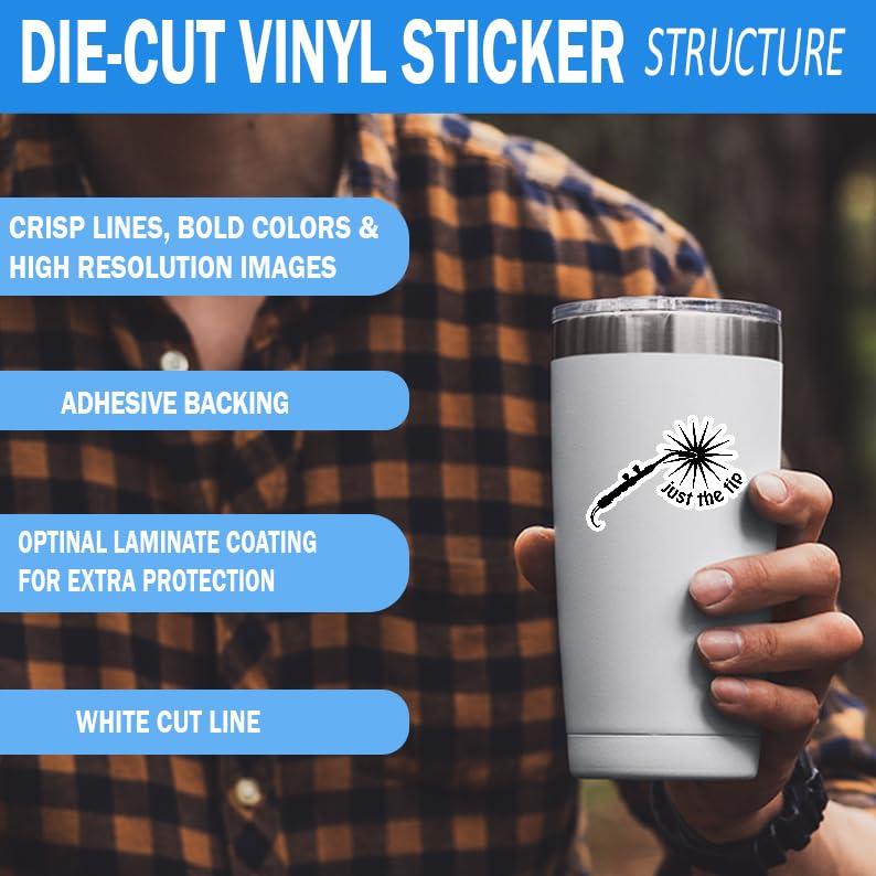 Akira Just The Tip Sticker, Welder Course Sticker, Welder Machine Sticker, Welding Helmet Sticker, Water Assitant Die-Cut Vinyl Funny Decals for