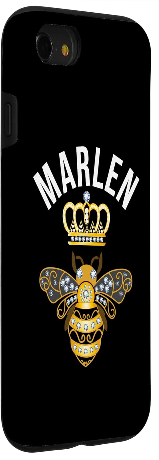 iPhone SE (2020)  7  8 Marlen Name Marlen Birthday Gifts Queen Crown Bee Marlen Case