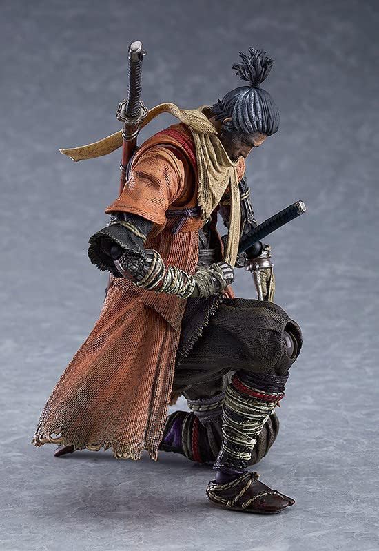 PIRFE Sekiro Shadows Die Twice Figuras de acción 5.9 pulgadas Versión Deluxe Modelo PVC Protección Ambiental Materiales Adornos Regalo