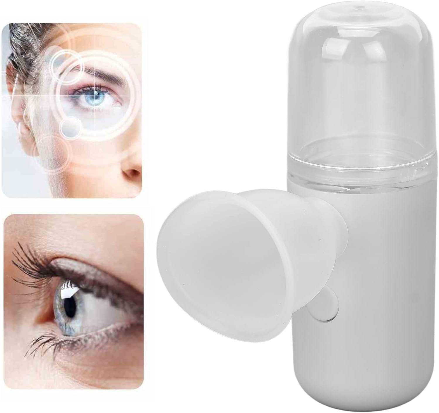 Nano pulverizador facial recargable nano pulverizador mini vapor maquillaje facial cuidado de la piel hidratante, rociador de ojos gafas de sol y