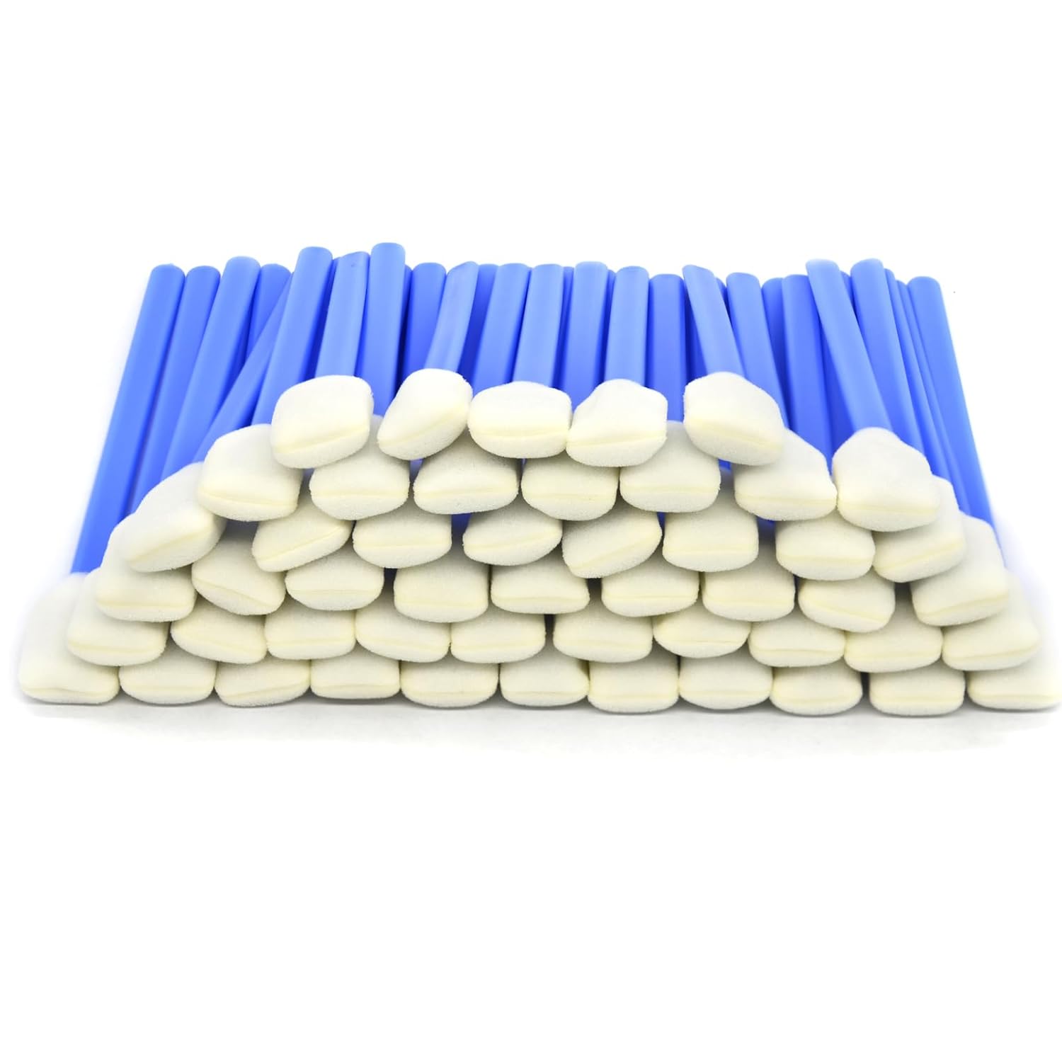 50pcs 5.11 “Square Rectángulo Espuma Limpieza Hisopos Palillos para Solvente Formato Impresora de inyección de tinta Roland Equipo Óptico (azul)