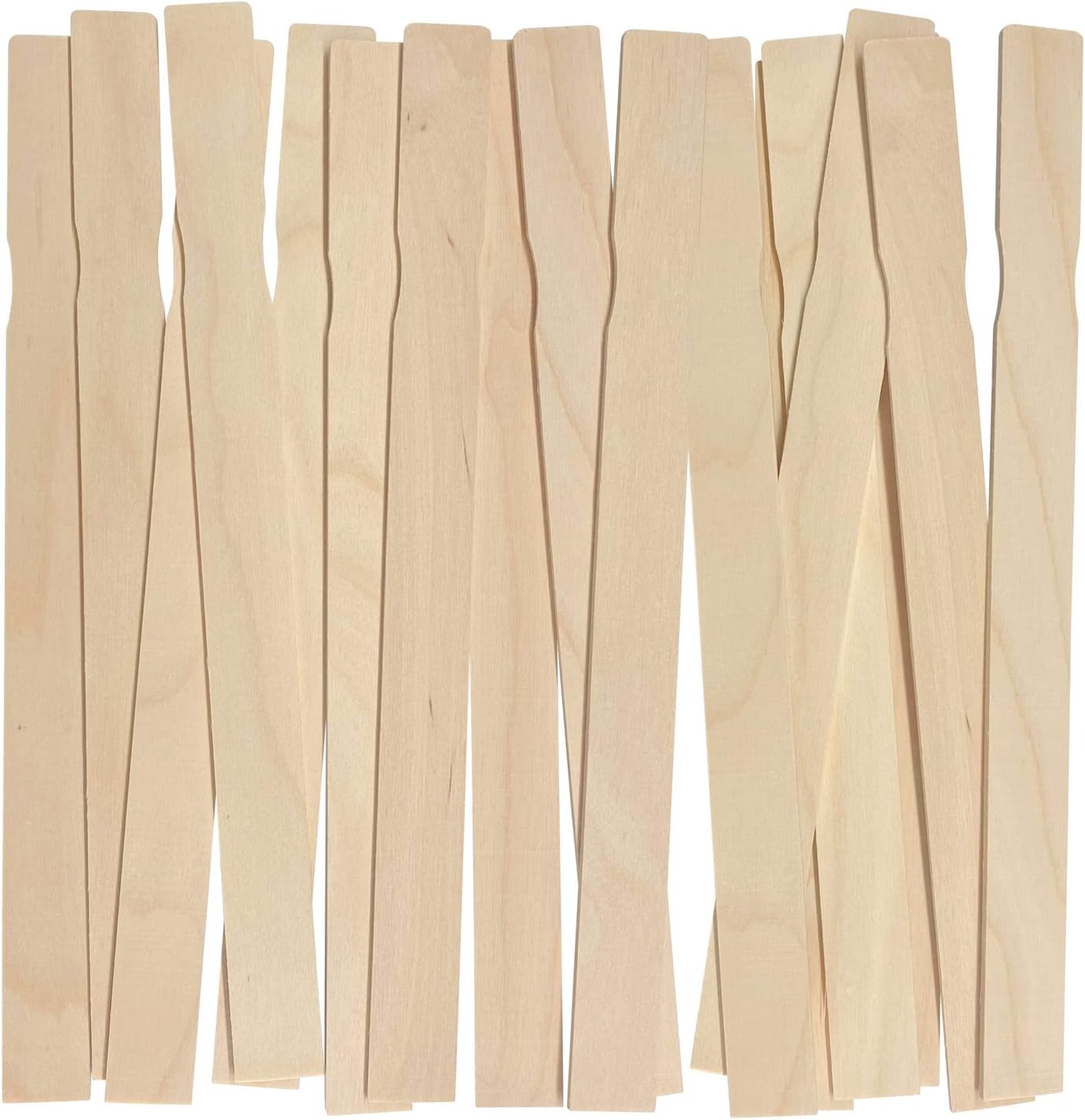 Paquete de 25 palitos de pintura de madera, 12 pulgadas para mezclar, agitadores de pintura, marcadores de jardín y biblioteca