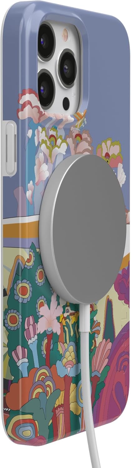 Casely Funda diseñada para iPhone 13 Pro  Beatles  Beneath The Waves  Yellow Submarine  Funda clásica compatible con MagSafe