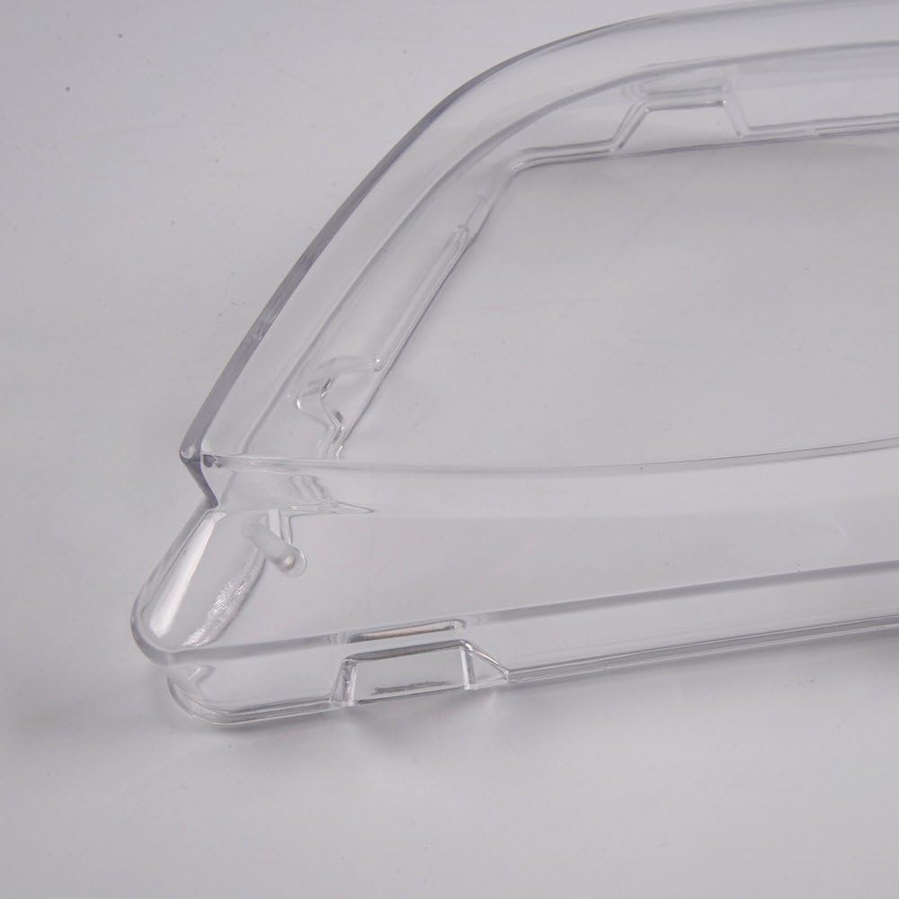 2 piezas de cubierta transparente para faros delanteros compatibles con BMW E46 serie 3 4DR 2002-2005 izquierda derecha delantera cubierta de lente