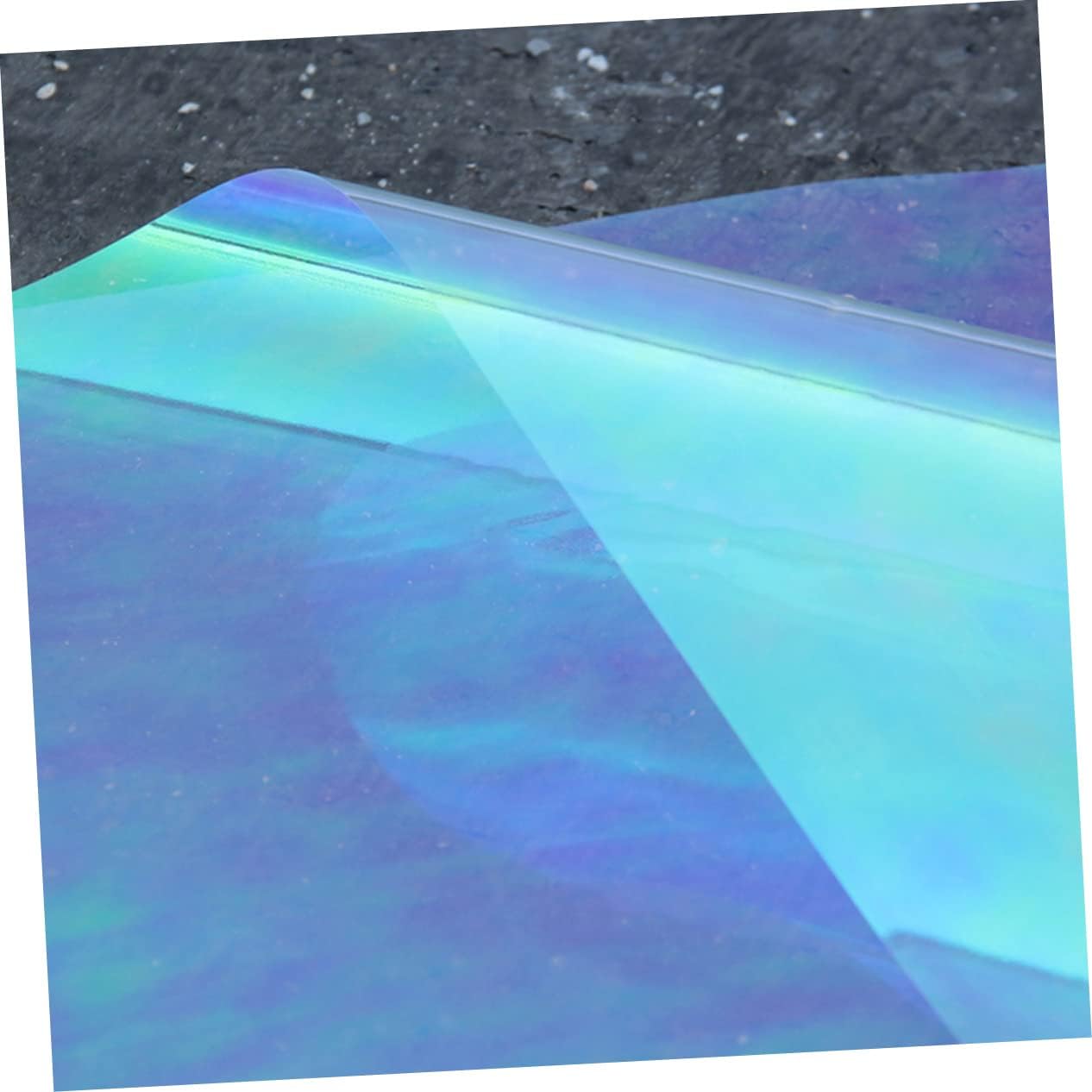 EXCEART 60 Pcs Rainbow Glossy Film Cellophane Packing Paper Candy Package Paper Cellophane Paper Gift Wrapping Paper Clear Film Flower Gifts Florist