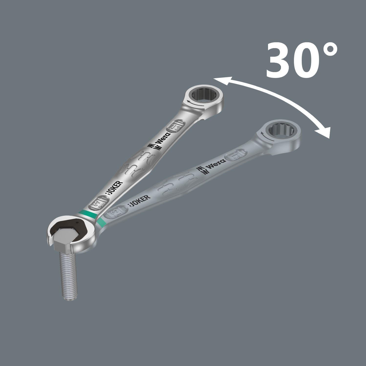 Wera – 5020079001 020079 Llave combinada Joker con interruptor – 916″