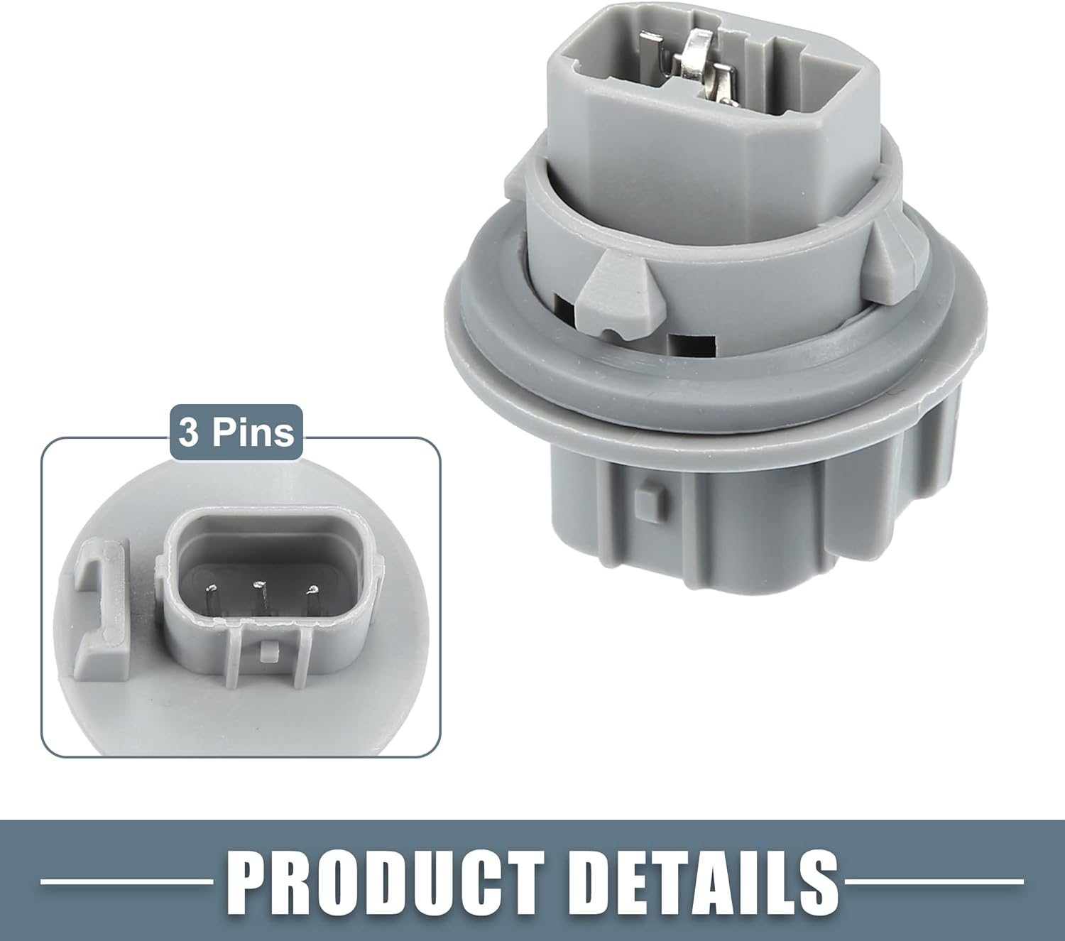 Señal de giro 33302S5AA01 bombilla para Acura RDX 2007-2015 plástico gris