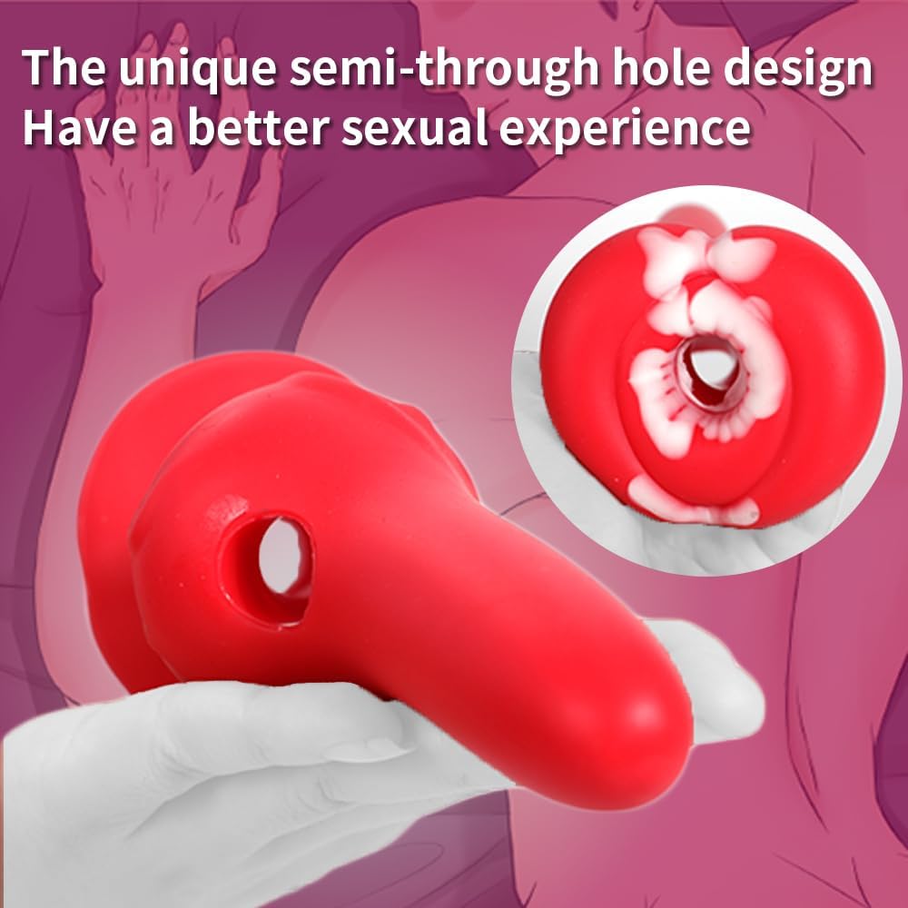 Masturbador masculino de silicona para adultos con tapón anal para consolador, extensor de pene, estimulador de punto G, dispositivo anal funcional