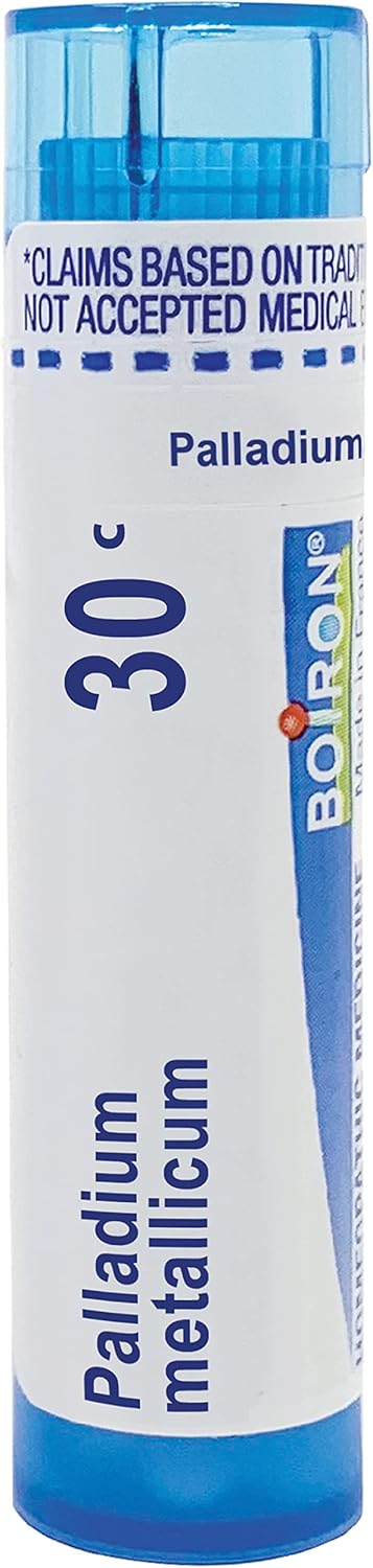 Boiron Palladium Metallicum 30C Md 80 pellets para el dolor ciático en el lado derecho