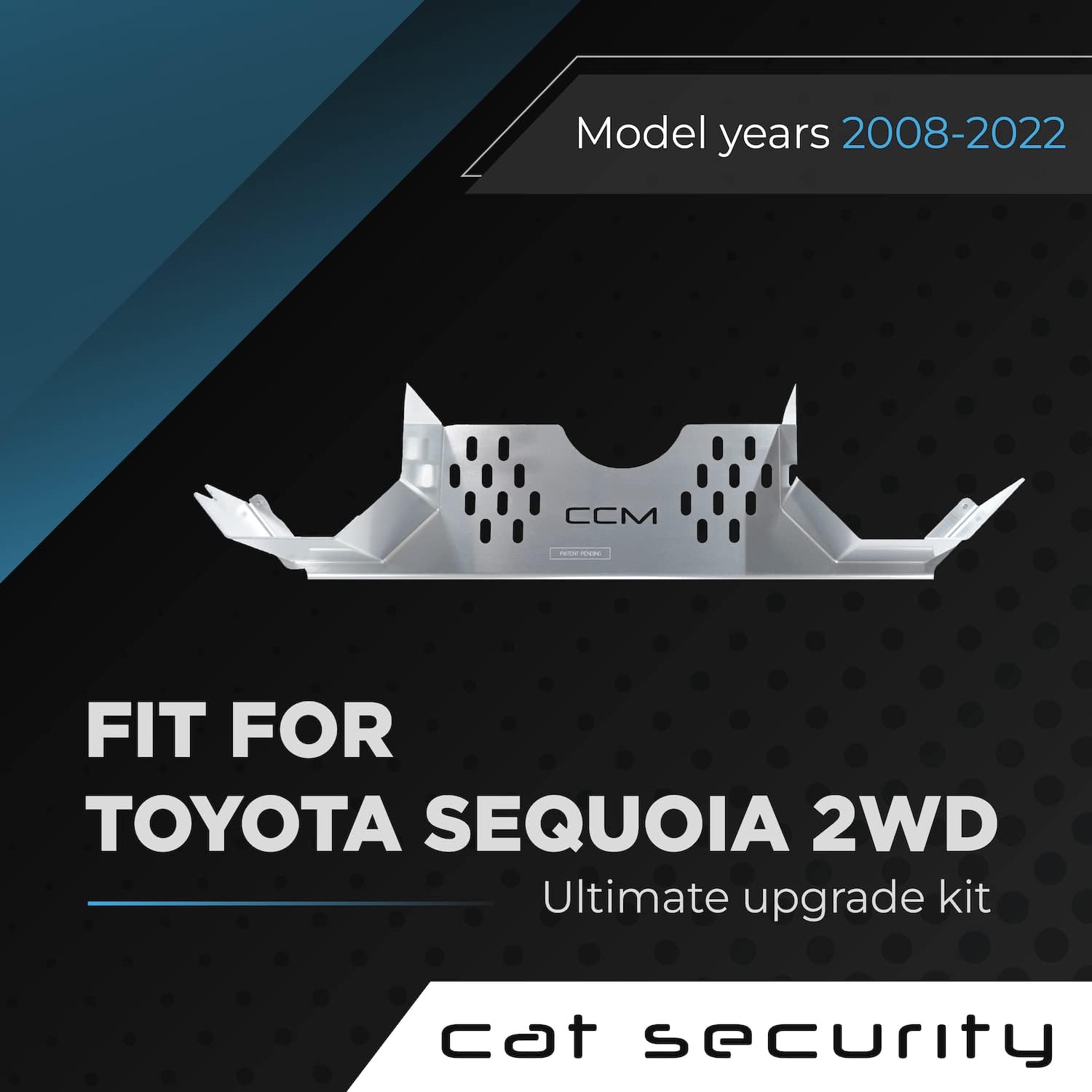 Cat Security Conversor catalítico de protección antirrobo compatible con Sequoia y Tundra 2WD 2007-2021 Ultimate Upgrade Kit