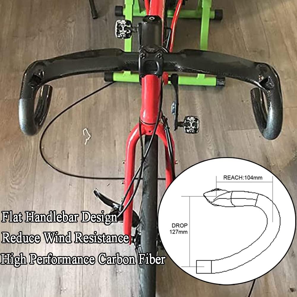 Manillar RXL SL de carbono para bicicleta de carretera, 3.18 cm, 40 cm, 42 cm, 44 cm (31,8 mm, barra curva para manillas de bicicleta, de 400, 420 y