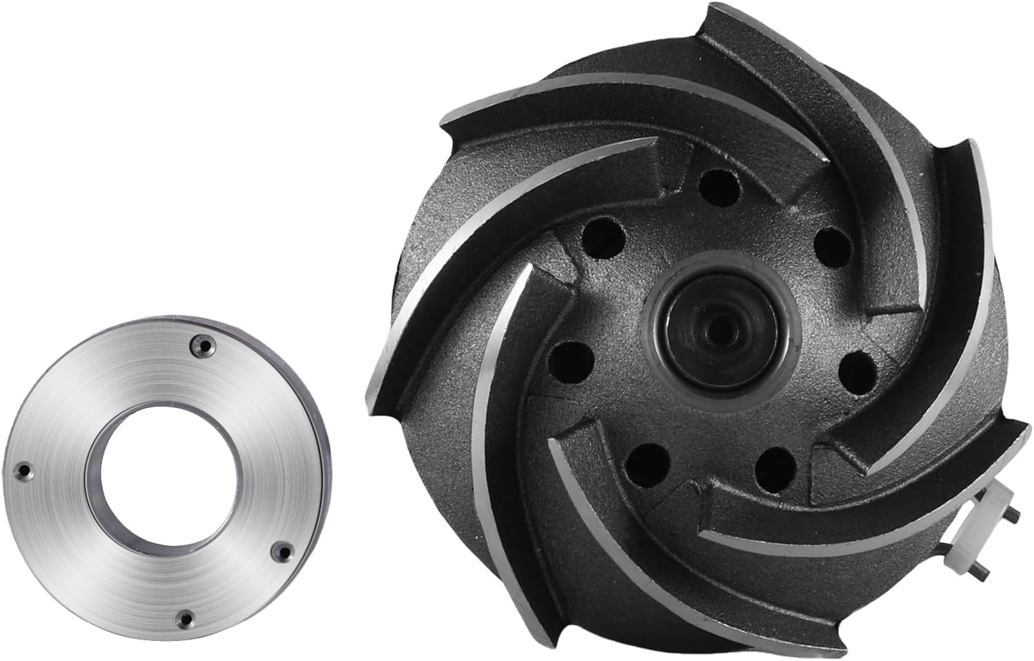 AULINK Bomba de agua RE523828 RE530194 para John Deere 4930 6090 3520 8130 850 1710 8225 8245 8270 8320 9345 1406-6221