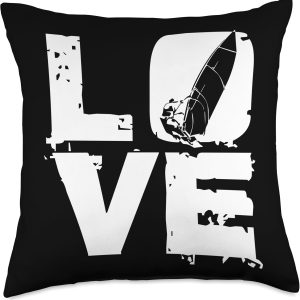 Windsurfer Windsurfing Windsurf Kitesurfing Motifs Love Surfing Windsurfer Throw Pillow, 18×18, Multicolor Windsurfer Windsurfing Windsurf Kitesurfing Motifs Love Surfing Windsurfer Throw Pillow, 18×18, Multicolor