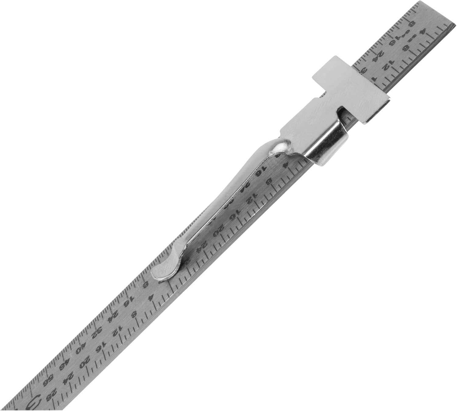 Performance Tool W5707 Medidor de profundidad deslizante de acero inoxidable de 6 pulgadas, color plateado
