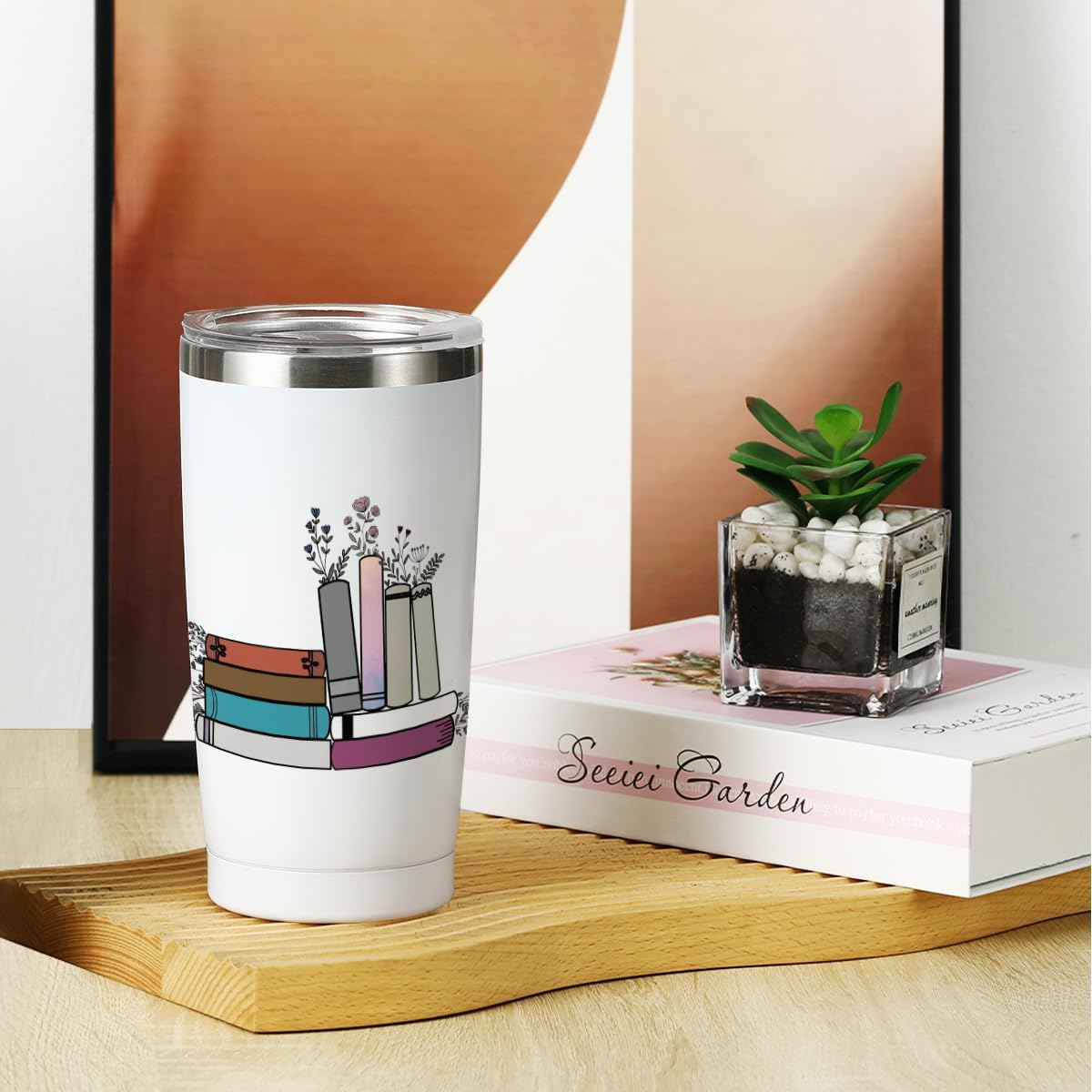 Vaso inspirado para decoración de libros, regalos para los amantes de los libros, taza de café con letras de música, regalo de amor para mujeres,