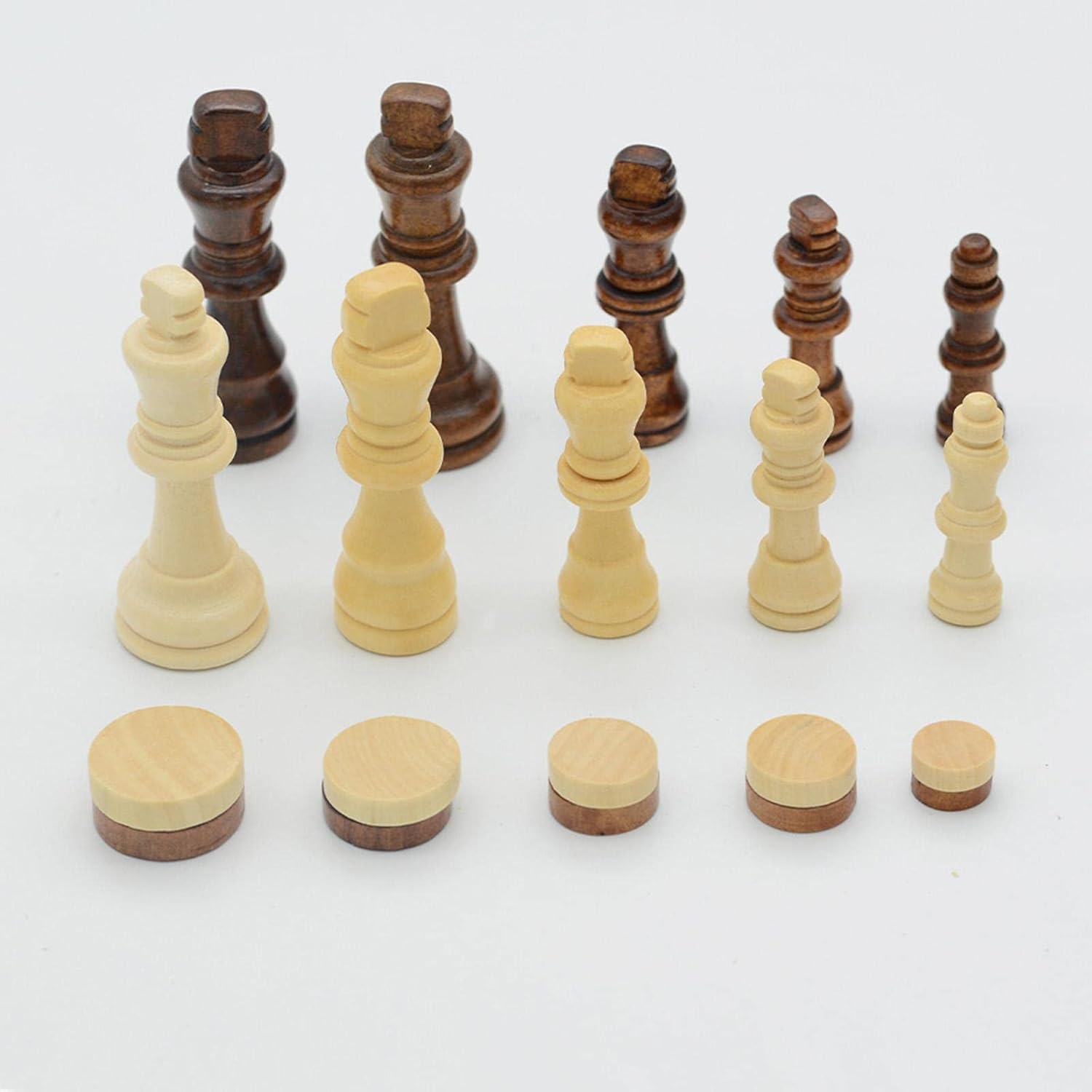 Yiju Juego de ajedrez 3 en 1, tablero plegable, portátil, ligero, estuche de viaje, ajedrez, damas, juegos de backgammon para principiantes, juegos