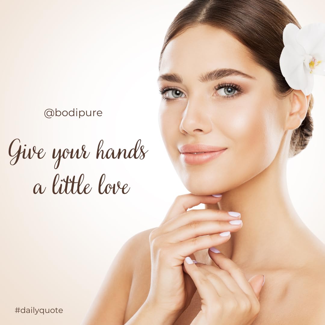 Bodipure Guantes de queratina para mascarilla de mano de primera calidad, guantes hidratantes para manos secas, fortalecimiento de uñas y suavizado