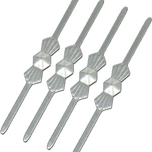 Meuey Lyot -Candelabro con forma de pajarita de acero inoxidable de 1.575 in, conector de pajarita, clip de mariposa plateada, reemplazo de la Meuey Lyot -Candelabro con forma de pajarita de acero inoxidable de 1.575 in, conector de pajarita, clip de mariposa plateada, reemplazo de la