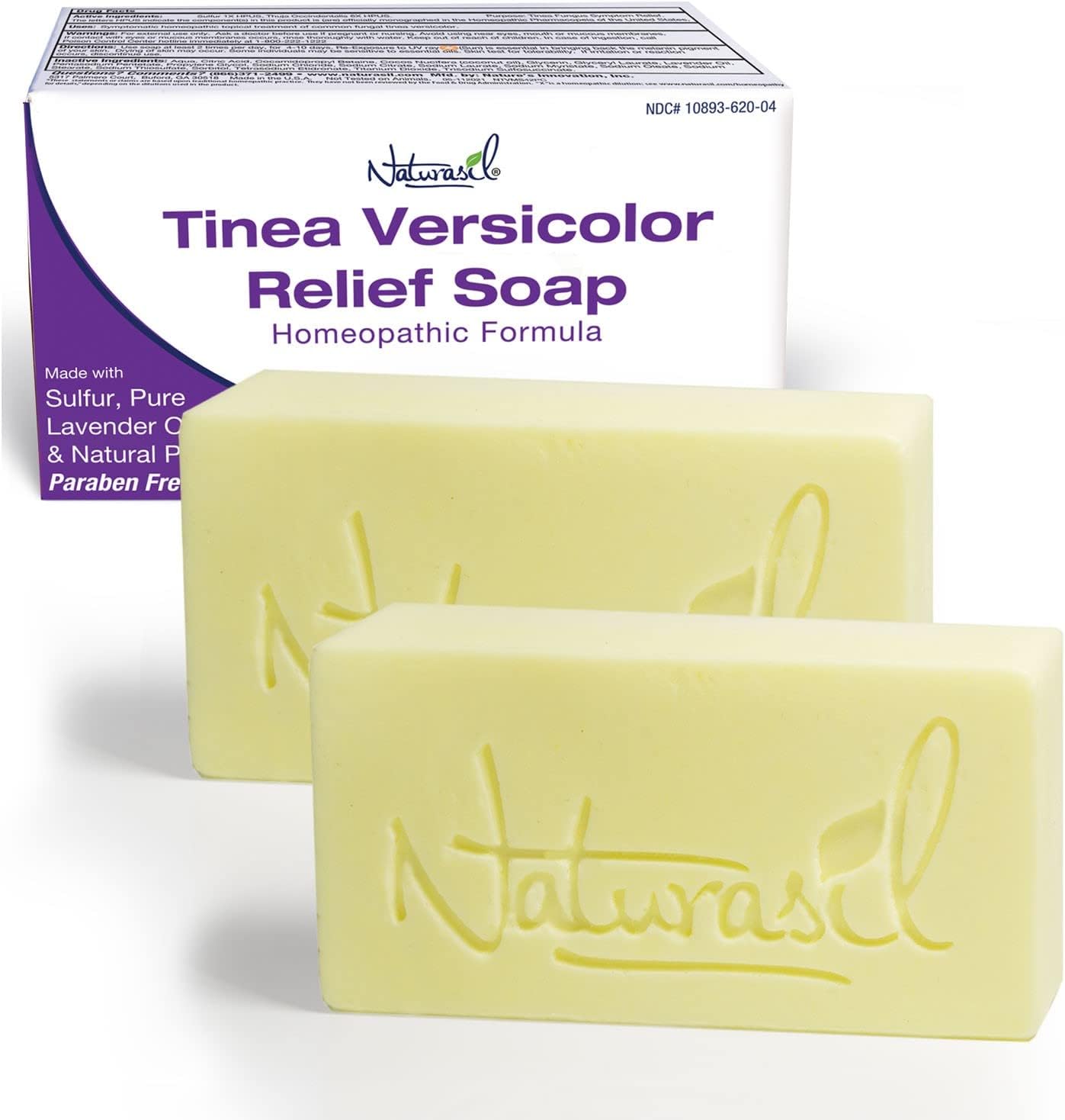 Naturasil Natural Treatment Tinea Versicolor – Jabón 10 de azufre También ayuda a aliviar la candida y la onicomicosis Barra de 4 onzas Paquete Naturasil Natural Treatment Tinea Versicolor – Jabón 10 de azufre También ayuda a aliviar la candida y la onicomicosis Barra de 4 onzas Paquete