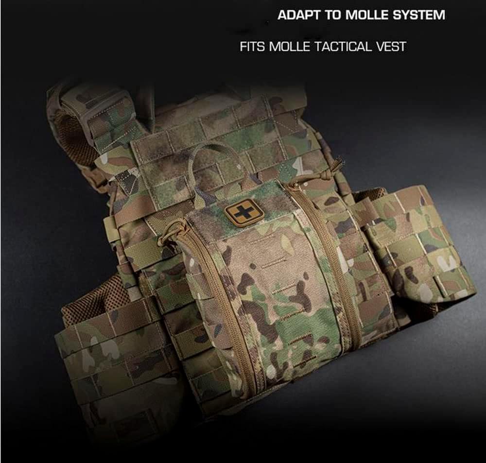 Kits de primeros auxilios Rip-Away Utilidad médica táctica IFAK Medical Molle bolsa militar Med liberación rápida emergencia EDC bolsas kit de