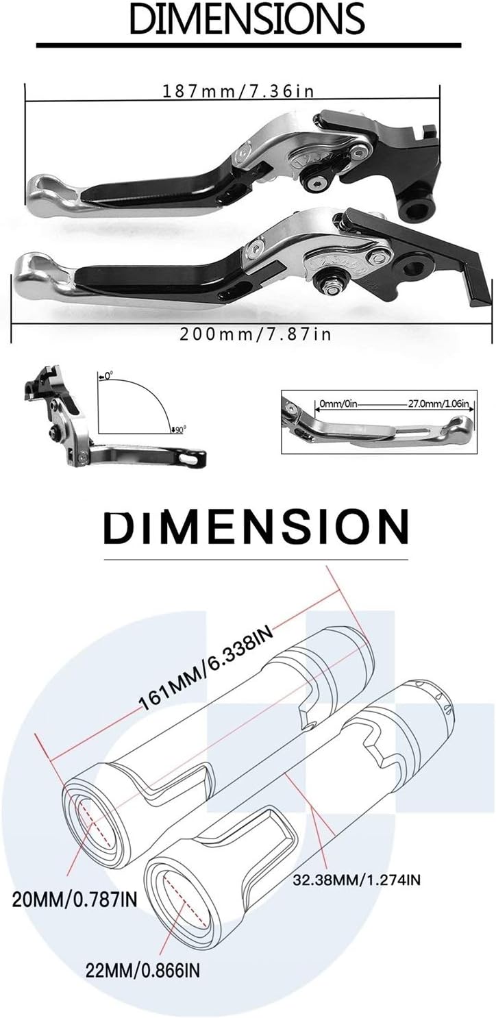 Palancas de embrague de freno de motocicleta, embrague, empuñaduras de mano para BMW G650GS G 650 GS G650 GS 2008 2009 2010 2011 2012-2016 (color  2)