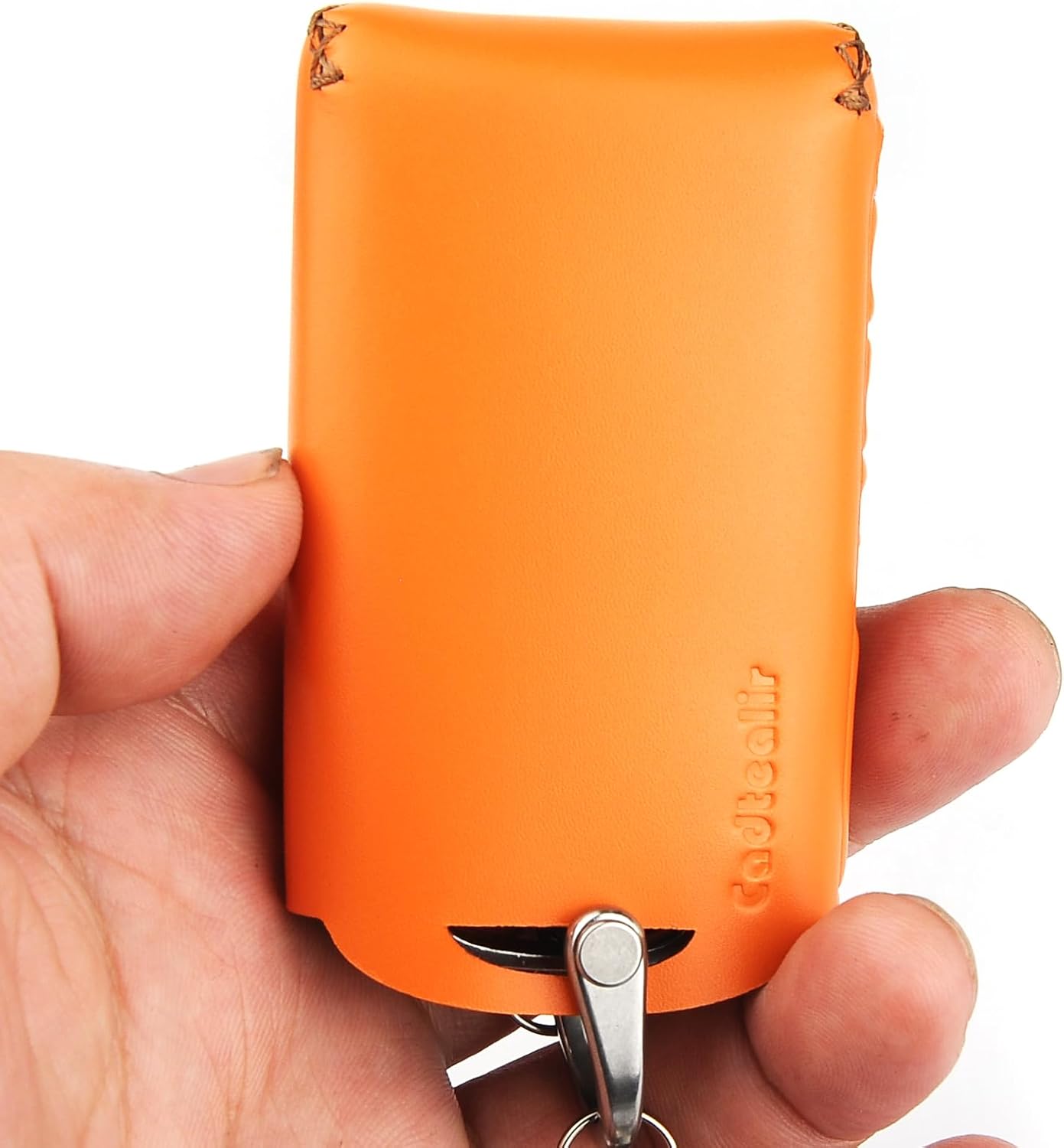 Cadtealir Funda de piel de vaca italiana para llavero compatible con Mazda CX-5, CX-50, CX-3, CX-30, CX-9, CX-90