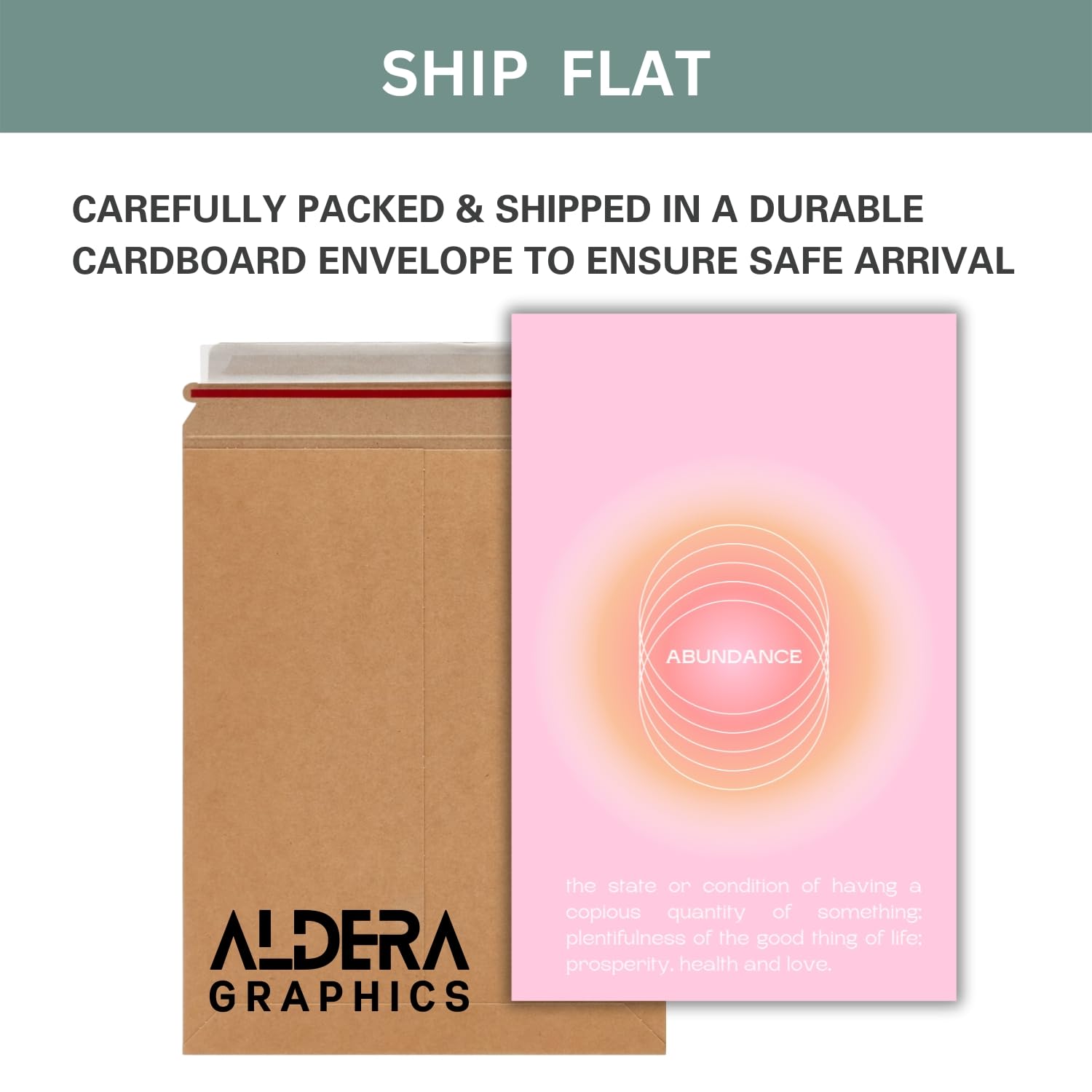 Abundance Gradient Aesthetic Aura Poster, Spiritual Wall Art, Trendy Wall Art, Pink Aura, Unique Gift Gradient Print, Spiritual Energy Aura Poster –
