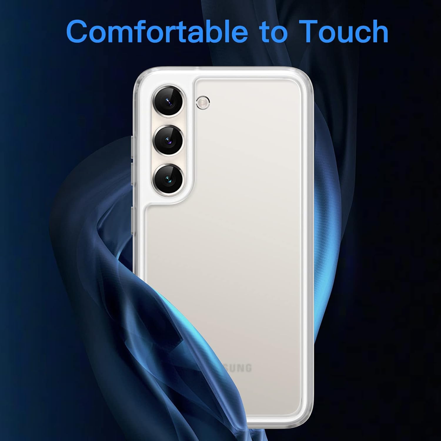JETech Funda mate para Samsung Galaxy S23 5G de 6.1 pulgadas, funda protectora delgada translúcida esmerilada para teléfono, antihuellas
