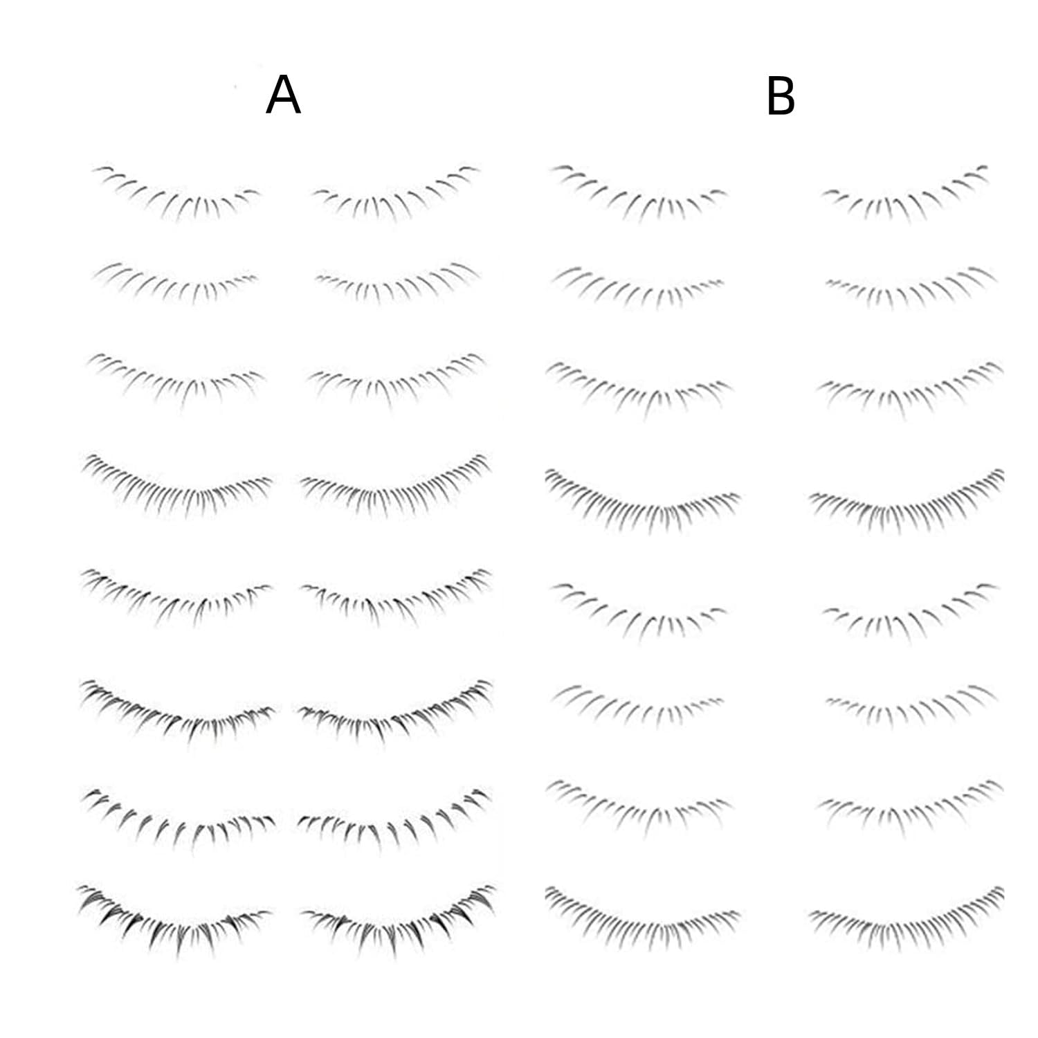 Calcomanías de pestañas para mujer, calcomanías de tatuaje de pestañas inferiores, calcomanías de ojos para niñas, herramientas de maquillaje,
