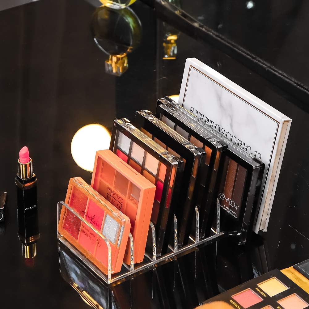 Paleta de maquillaje de sombra de ojos, organizador de cosméticos – Organizador de sombra de ojos impermeable para paleta de maquillaje de ojos,