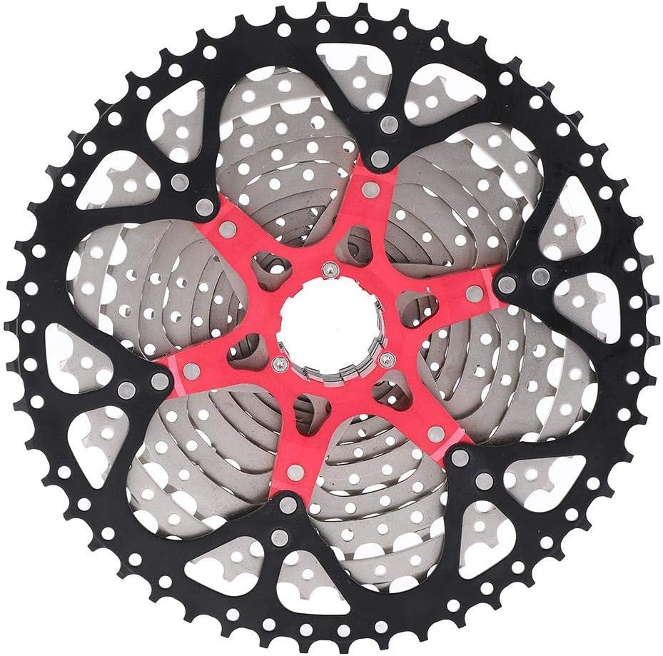 Alomejor Rueda libre 9101112 velocidad rueda libre bicicleta casete montaña ciclismo rueda libre casete piñón engranaje