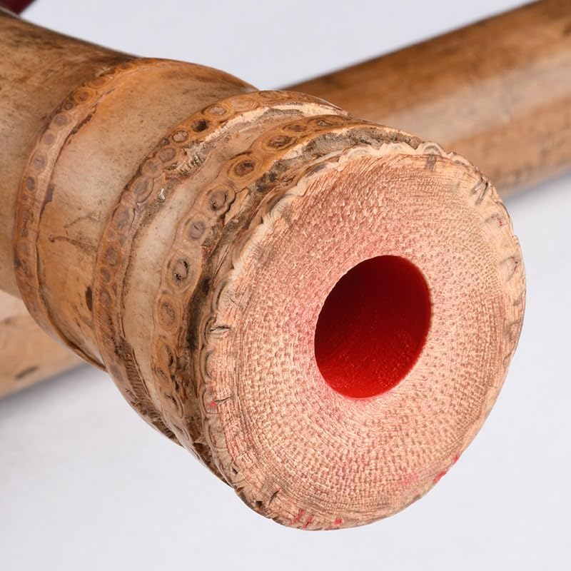 Shakuhachi – Flauta de bambú Shakuhachi estándar 1.8 pentatónico DFGAC (DF) extremo de raíz y boquilla Shakuhachi de corte natural de borde