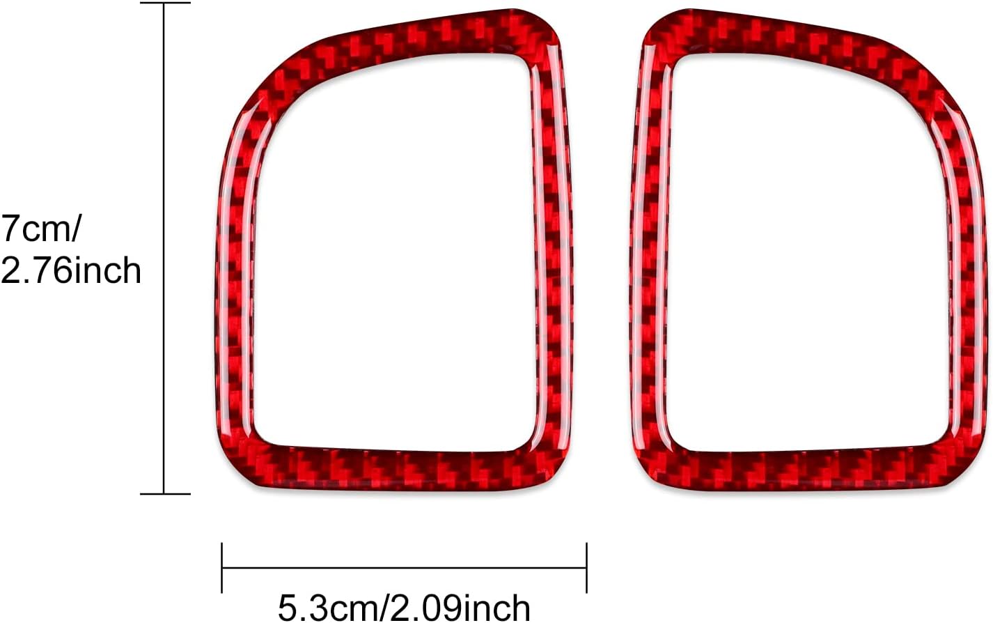 AIRSPEED Adhesivo para cubierta de salida de aire Supra, marco de ventilación lateral de fibra de carbono, para Toyota Supra GR A90 A91 MK5