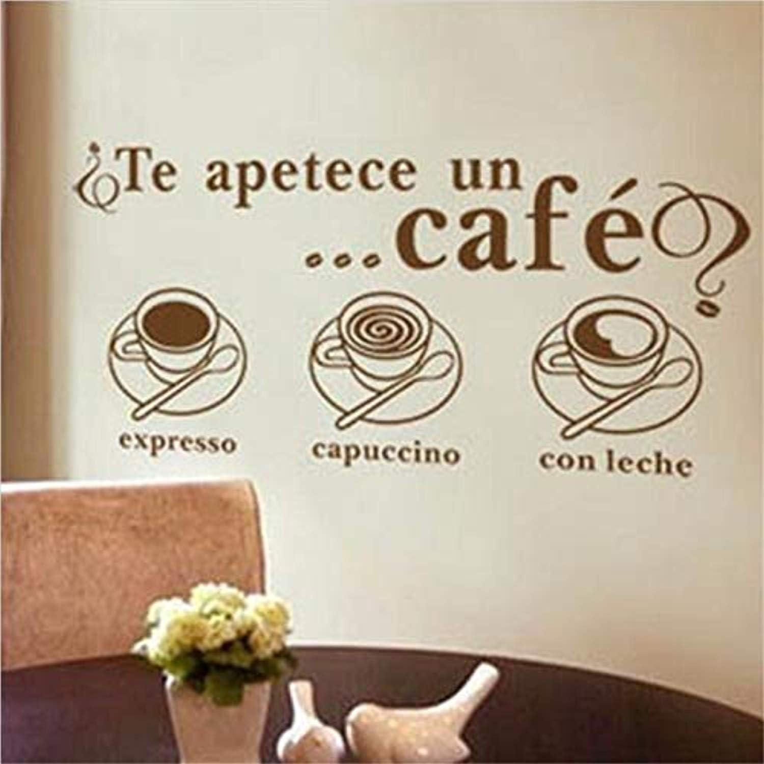 xCreative Ir5586 – Vinilo decorativo para ventana, diseño de Te apetece un Cafe